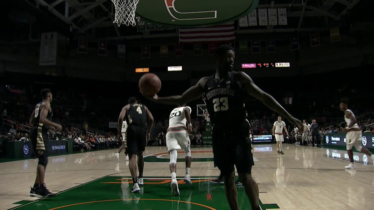 Miami MBB Highlights | vs. Wake Forest | 2.7.2018