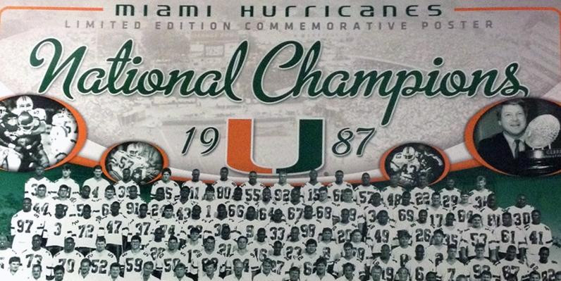 Get Your 1987 National Champs Poster Saturday