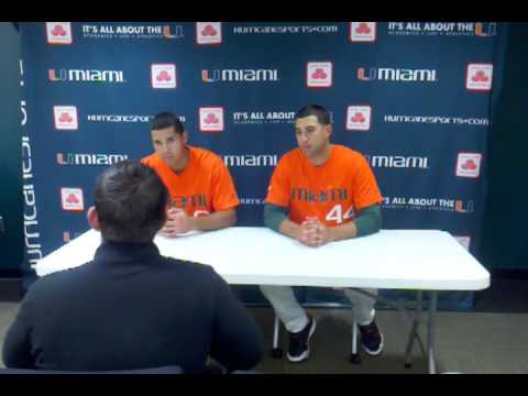 E.J. Encinosa & Harold Martinez Postgame Interview - 3/12/2011