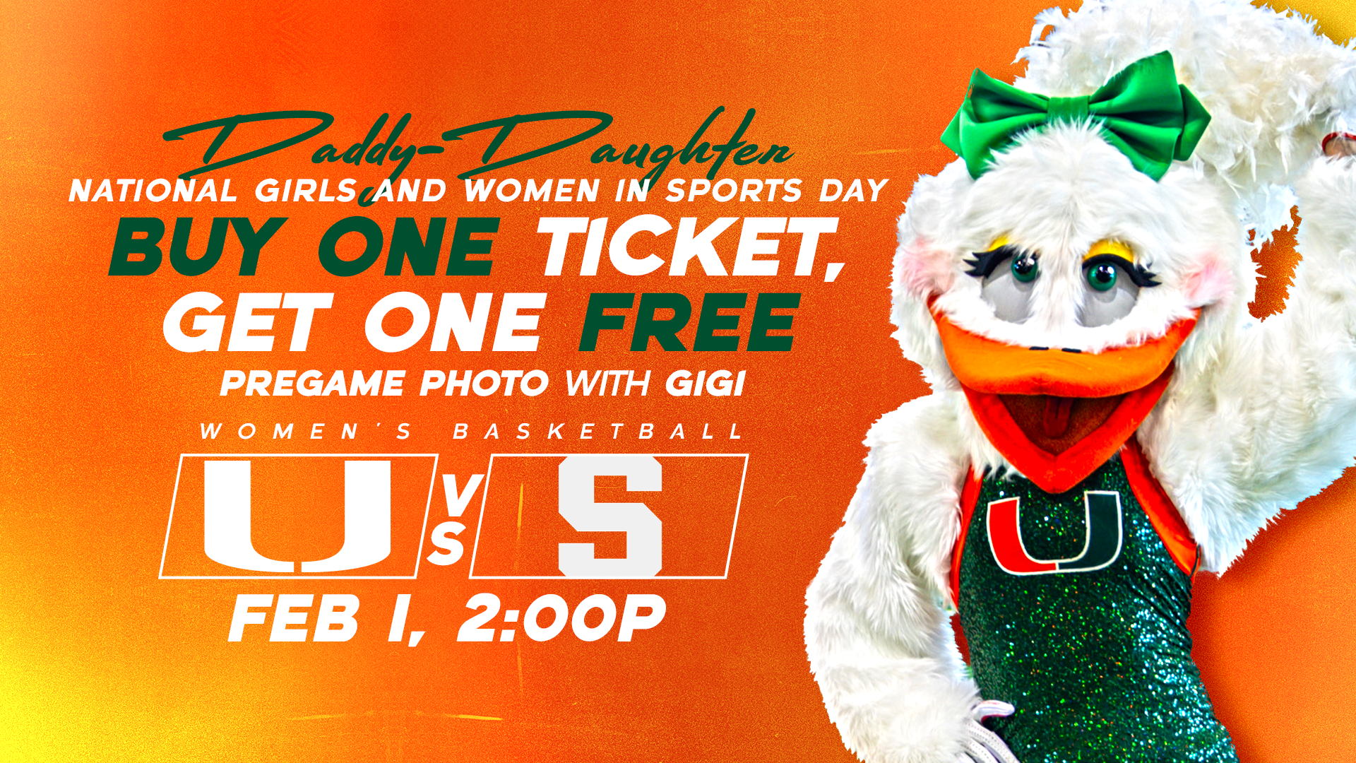 National Girls & Women in Sports Day Daddy-Daughter Game