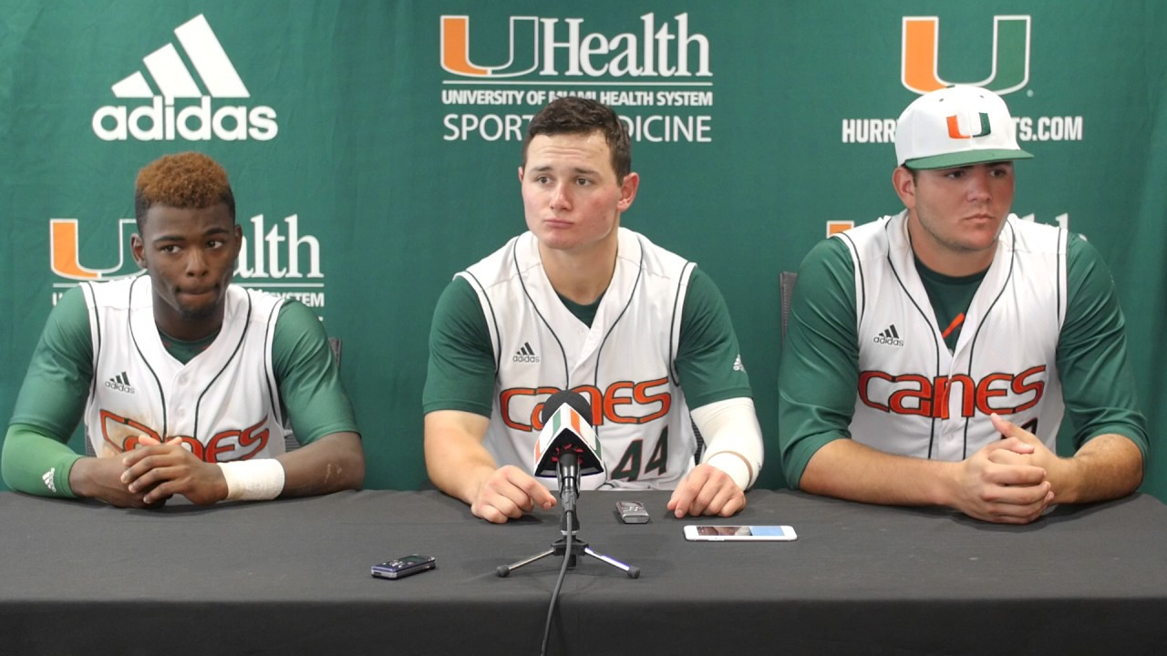 3.12.2017 | Miami vs. Georgia Tech | Burns, Davison, Mediavilla Presser