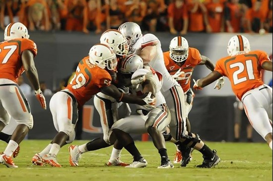 2011 Miami Hurricanes Football vs Ohio State Defense