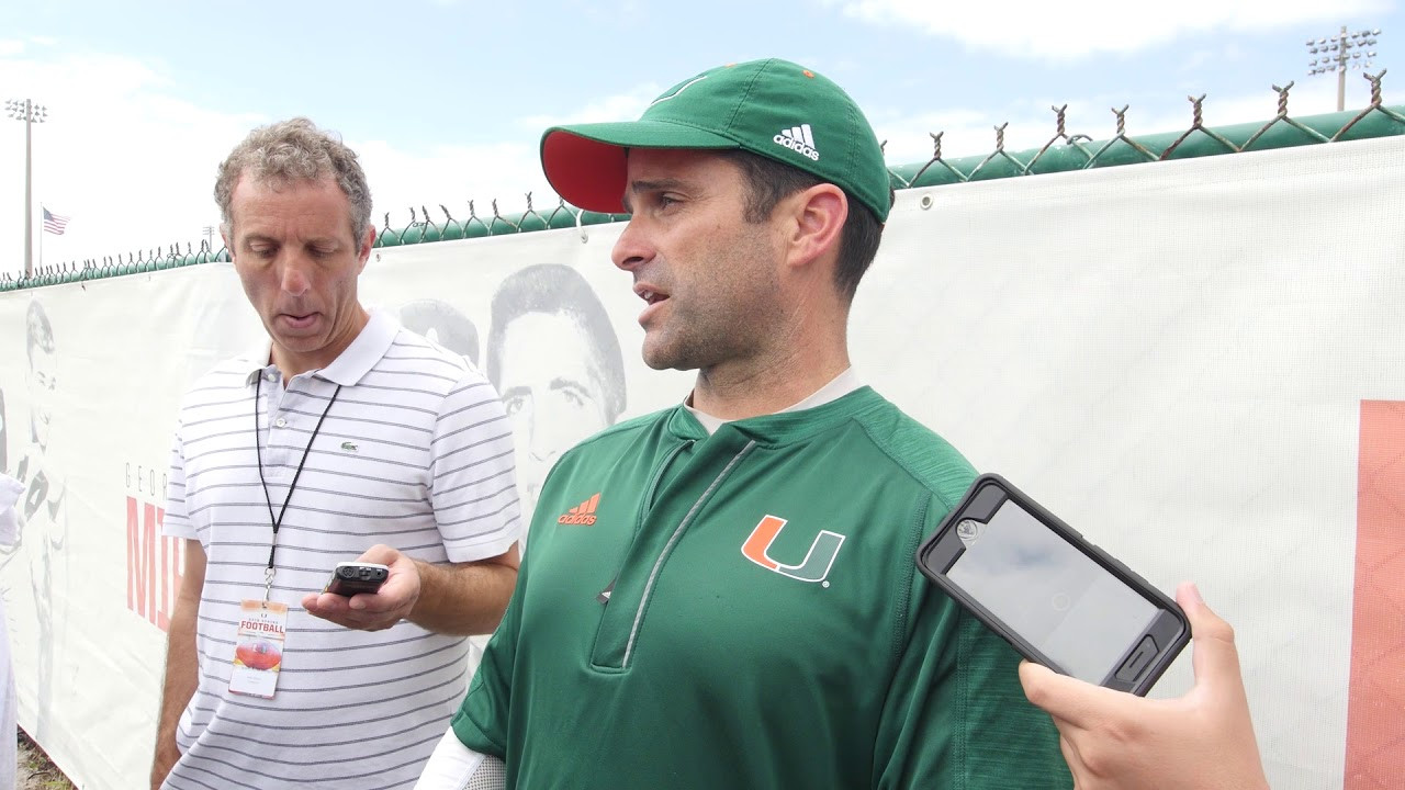 Manny Diaz | Post Practice Interview | 3.29.18