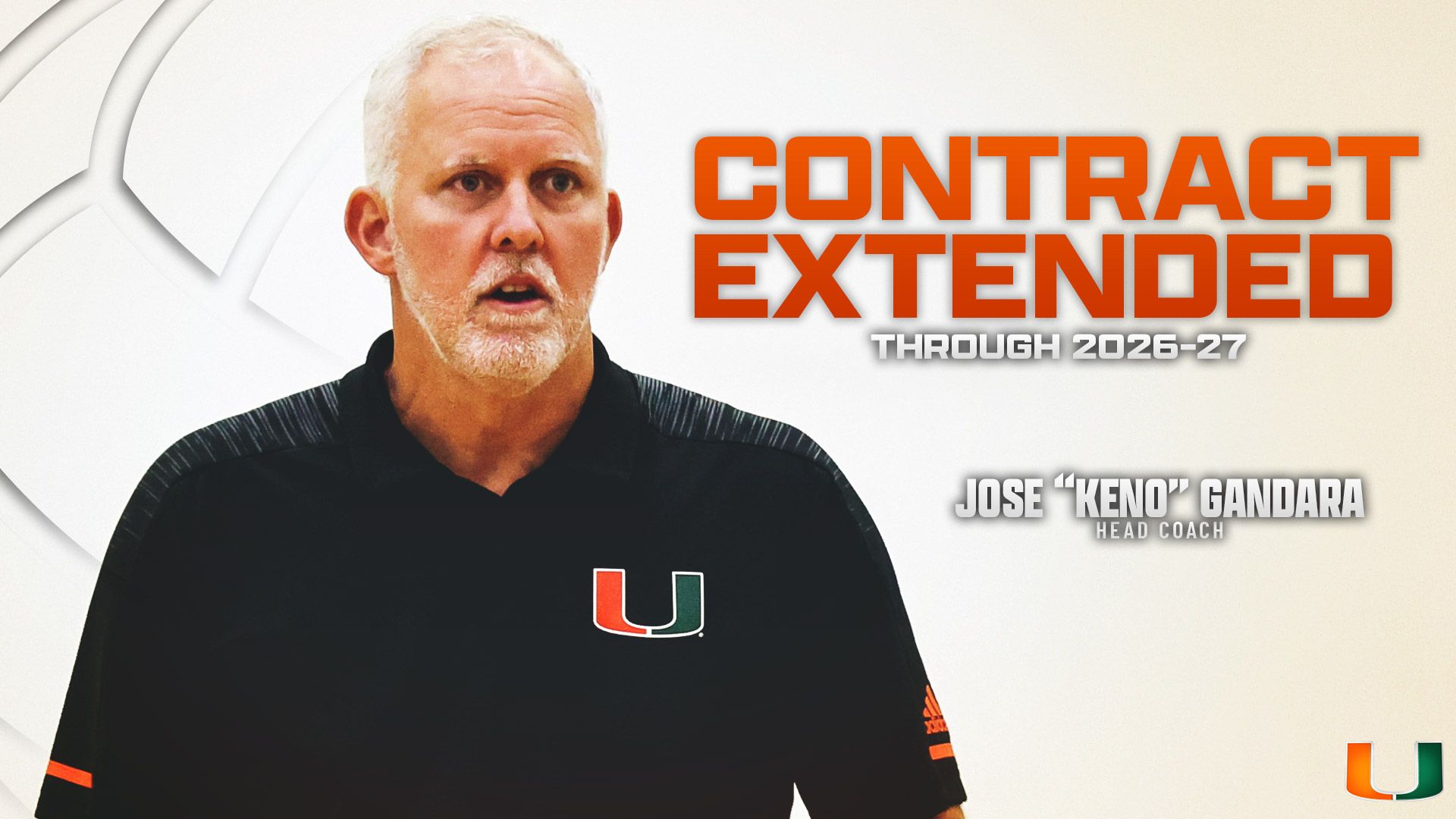 Miami, Gandara Agree to Four-Year Contract Extension
