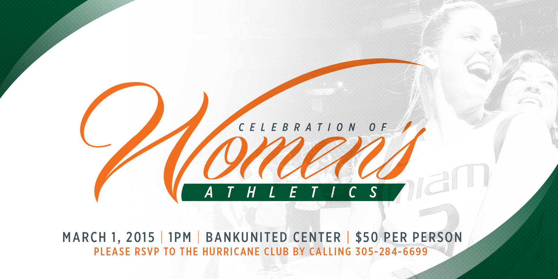 Celebration of WoMen's Athletics March 1st