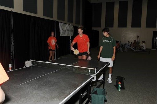 Canes Carnivale at the Bank United  Center-Fieldhouse on August 28, 2010 was the first annual event where fans, players and coaches could meet and...