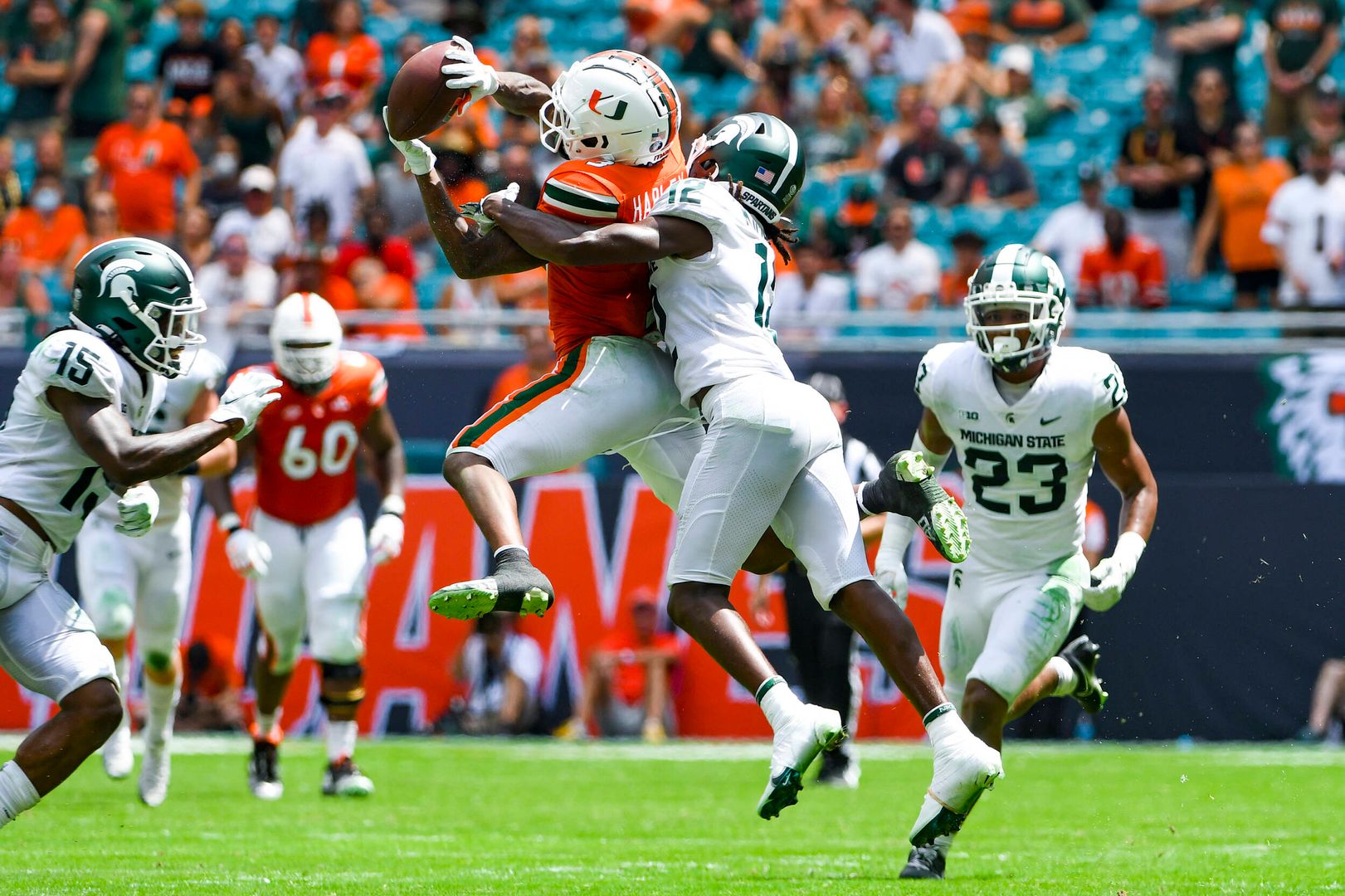 Photo Gallery: Canes Football vs Michigan State