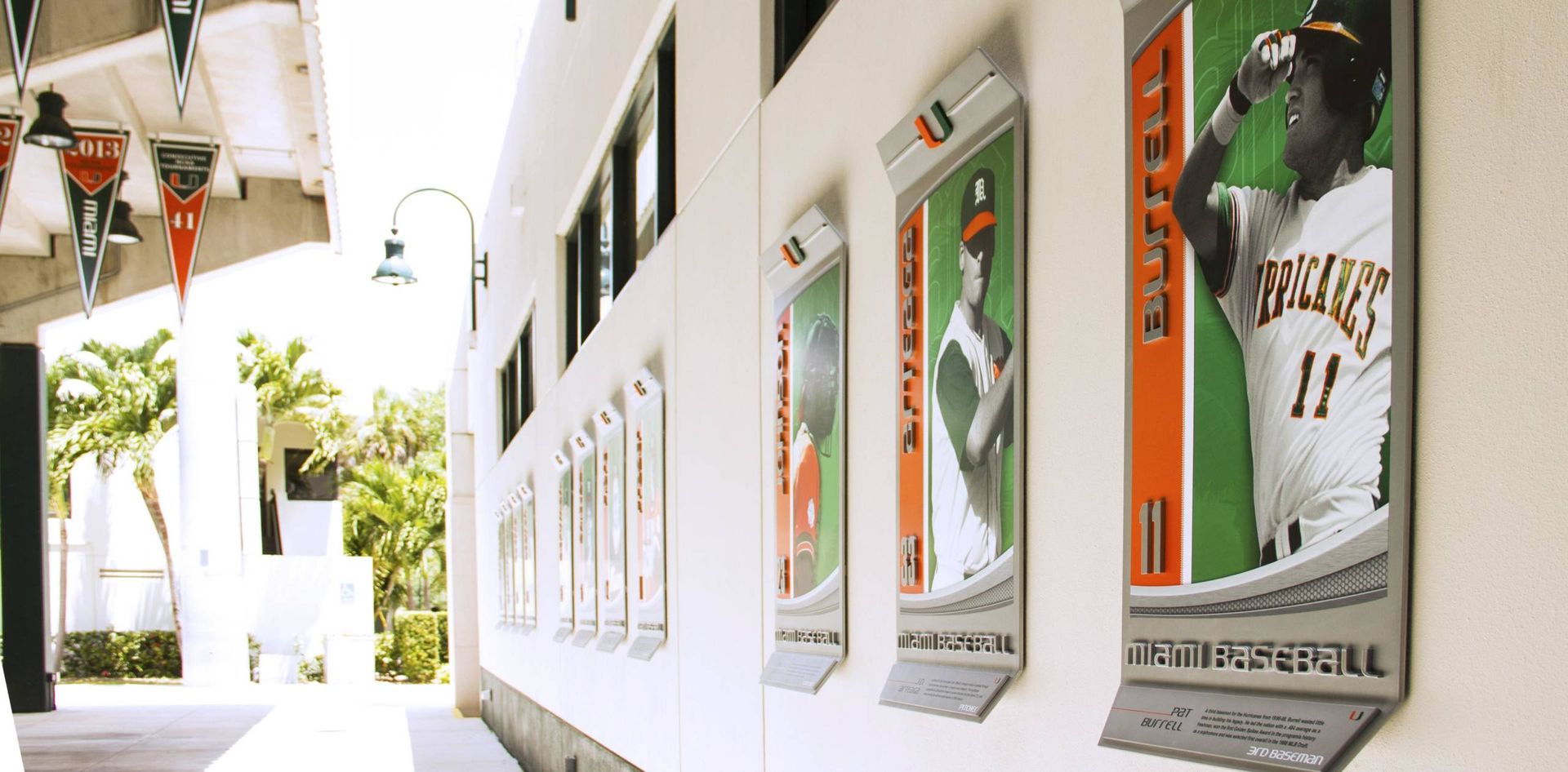 Baseball Unveils Retired Numbers Display