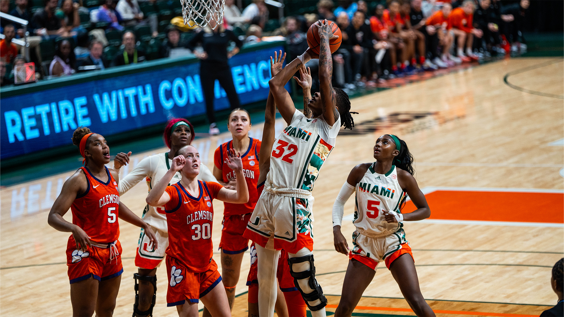 Canes Claw Back From 18 to Topple Tigers in Overtime, 75-72