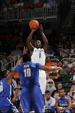 2012 Miami Hurricanes Men's Basketball vs Memphis
