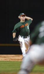 Erickson Pitches No. 1 Miami Past Saint Mary's, 5-0