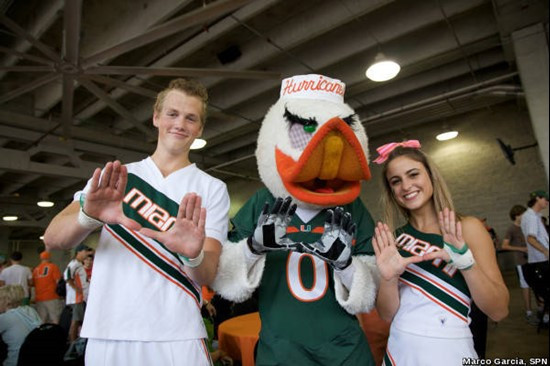 Hurrican Club Tailgate at Sun Life Stadium before a game against the North Carolina Tar Heels at Sun Life Stadium on October 23, 2010.  Photo by...