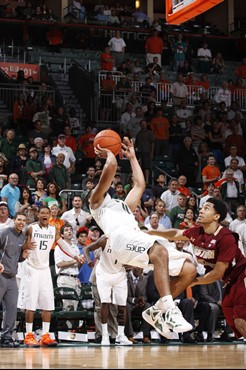 2012 Miami Hurricanes Men's Basketball vs Boston College