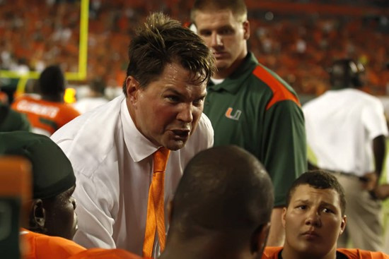2011 Miami Hurricanes Football vs Ohio State Al Golden