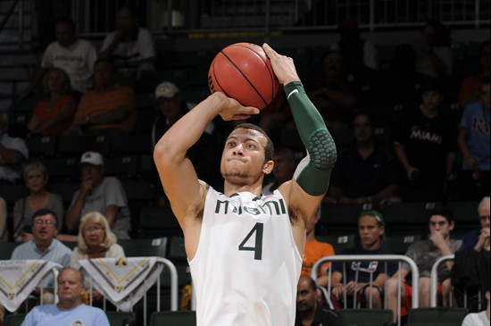 2012 Miami Hurricanes Men's Basketball vs Valparaiso