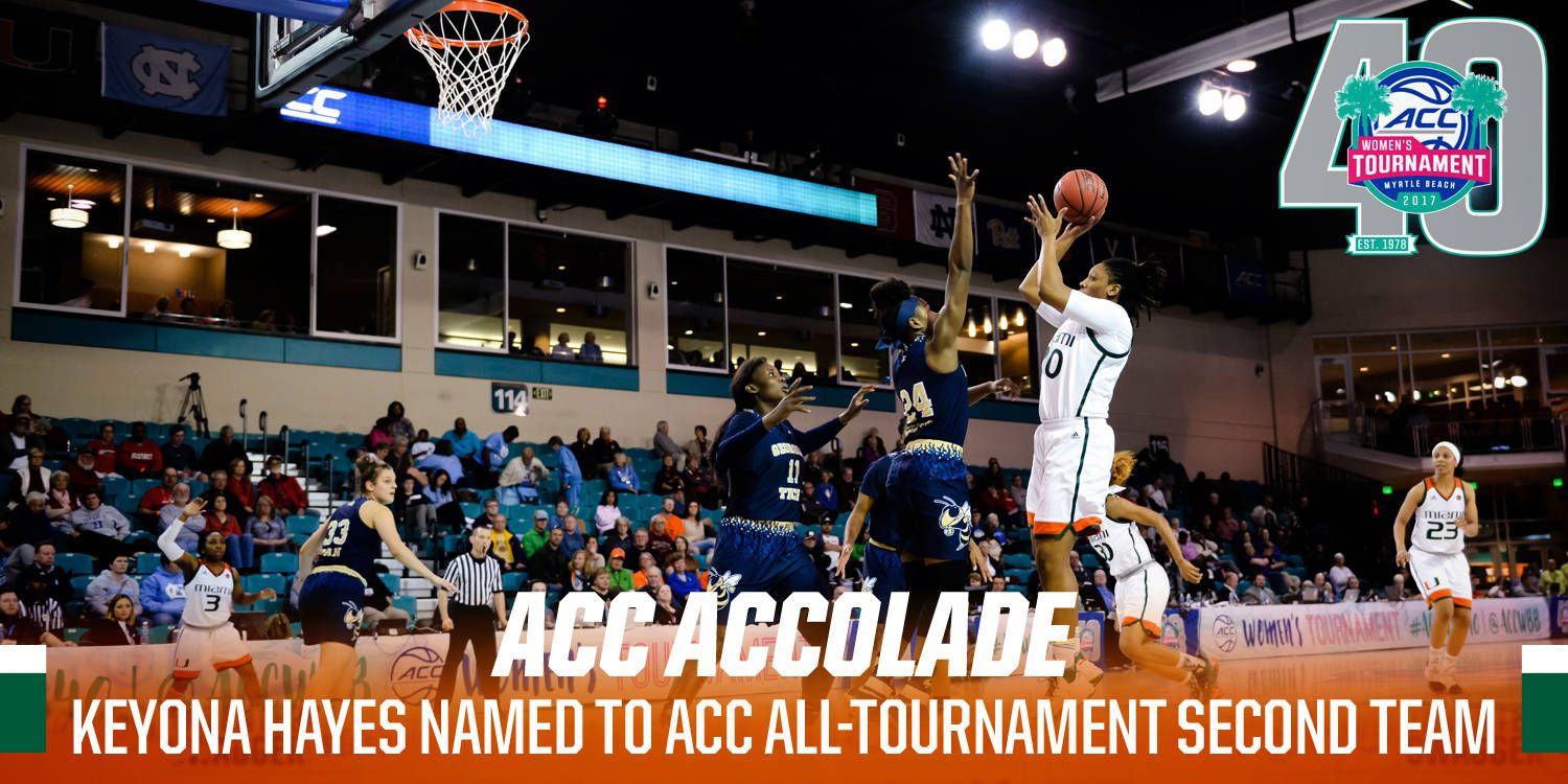 Hayes Selected to ACC All-Tournament Second Team