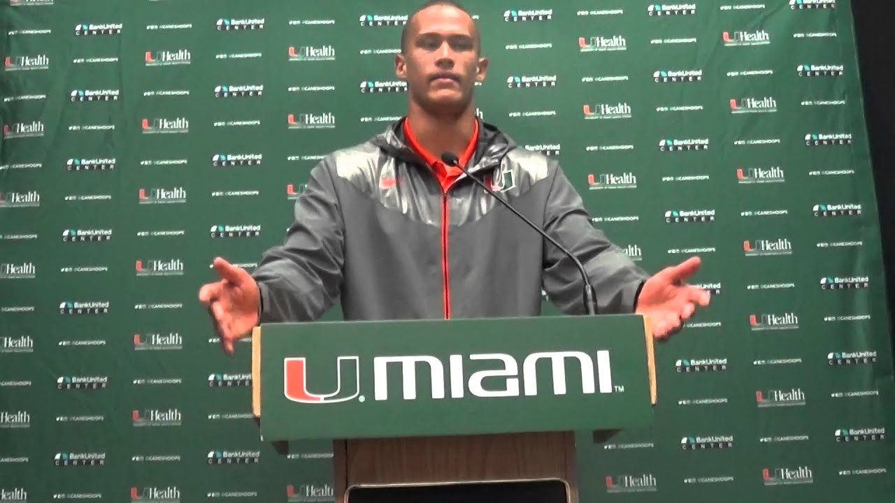 Quarterback Brad Kaaya - Cincinnati Postgame (Oct. 11)