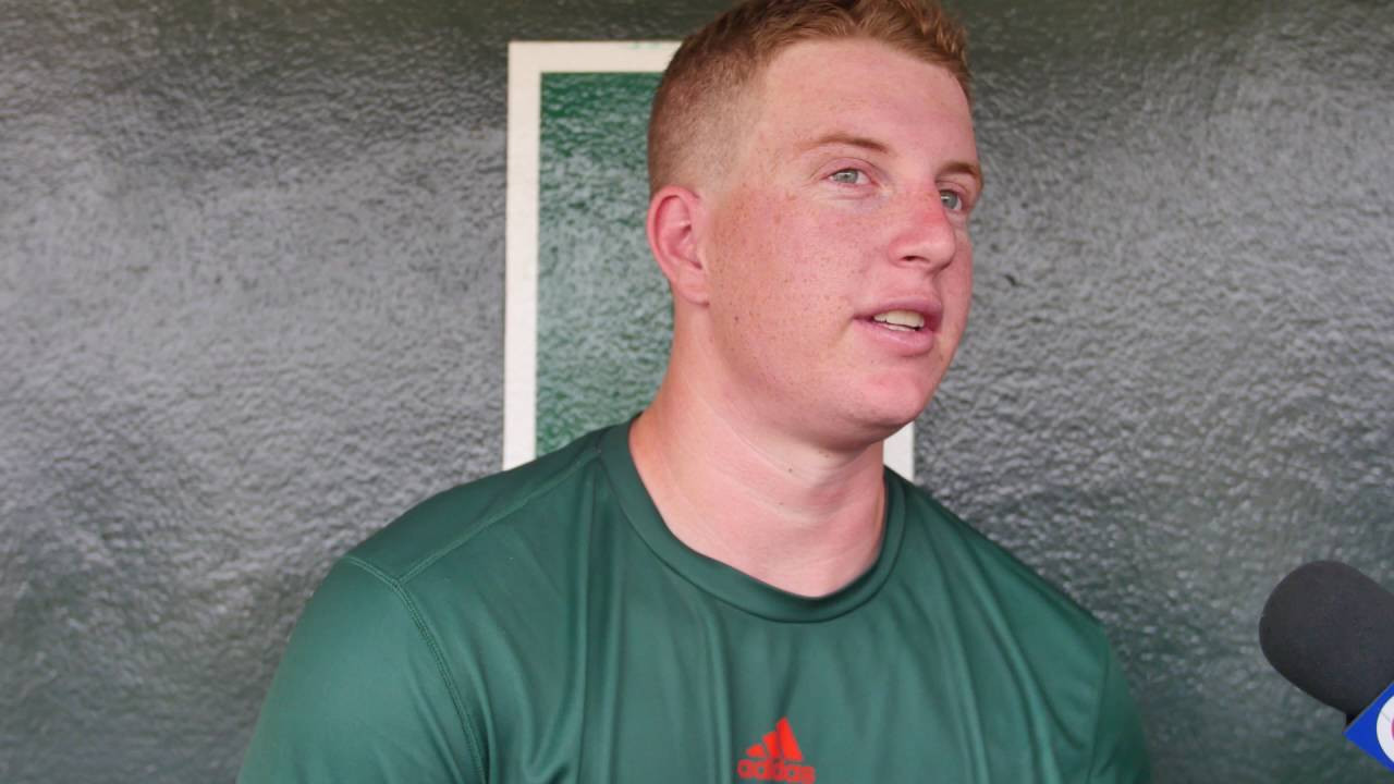 Zack Collins | Post Super Regional Practice Media | 6.9.2016