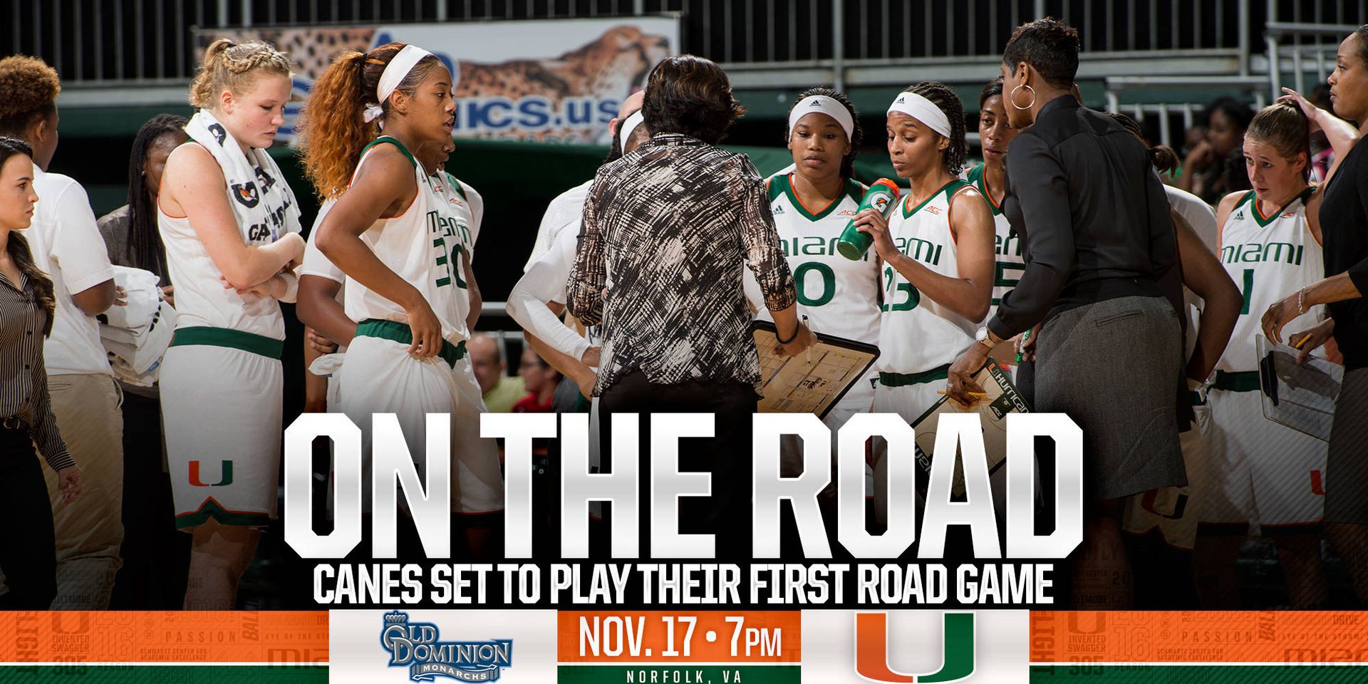 @CanesWBB Heads to Virginia to Face ODU