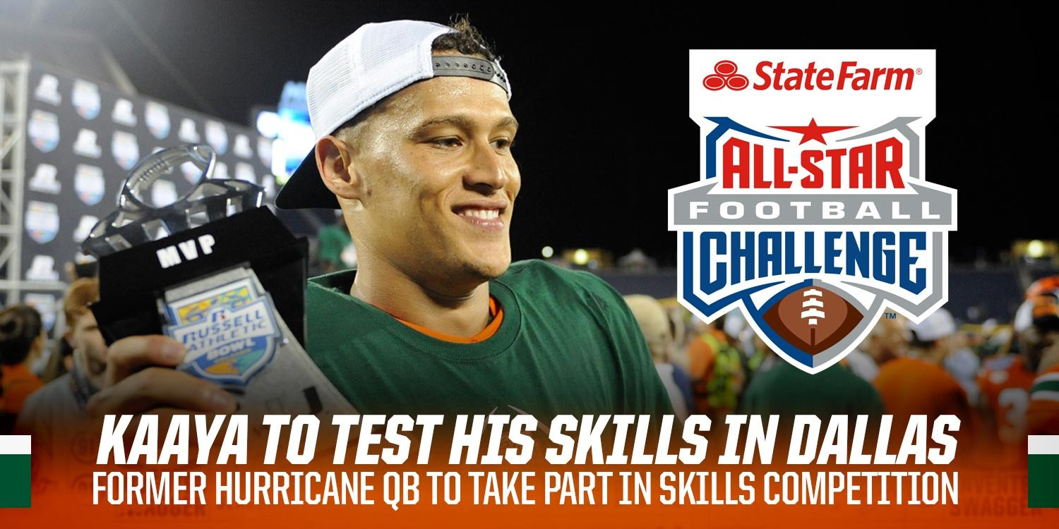 Kaaya to Take Part in the 2017 State Farm Challenge