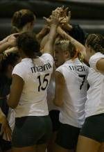 Miami Volleyball Set to Take on Notre Dame at the BIG EAST Championships