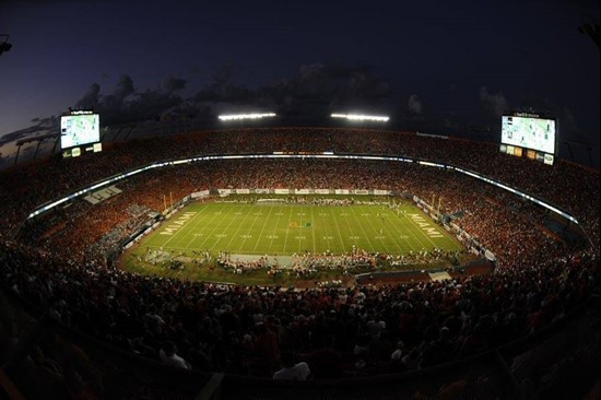 2011 Miami Hurricanes Football vs Ohio State Sun Life Stadium Sell Out sellout
