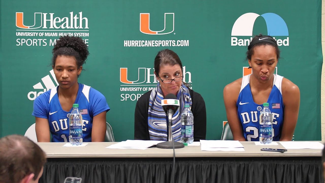 Duke Head Coach Joanne McCallie, Crystal Primm & Oderah Chidom | Post Game Press Conference | 2.7.16