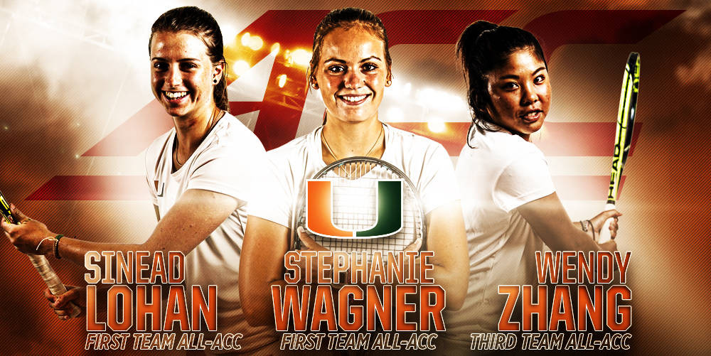 Wagner, Lohan and Zhang Earn All-ACC Honors