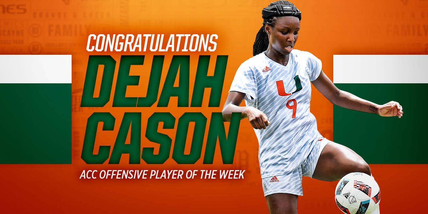 Cason Tabbed as ACC Offensive Player of the Week