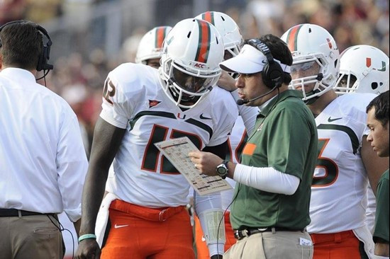 Jacory Harris & Jedd Fisch -- 2011 Miami Hurricanes Football @ Florida State by J.C. CaneShooter Ridley
