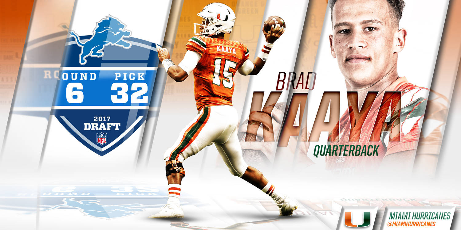 Kaaya Selected in Sixth Round of 2017 NFL Draft