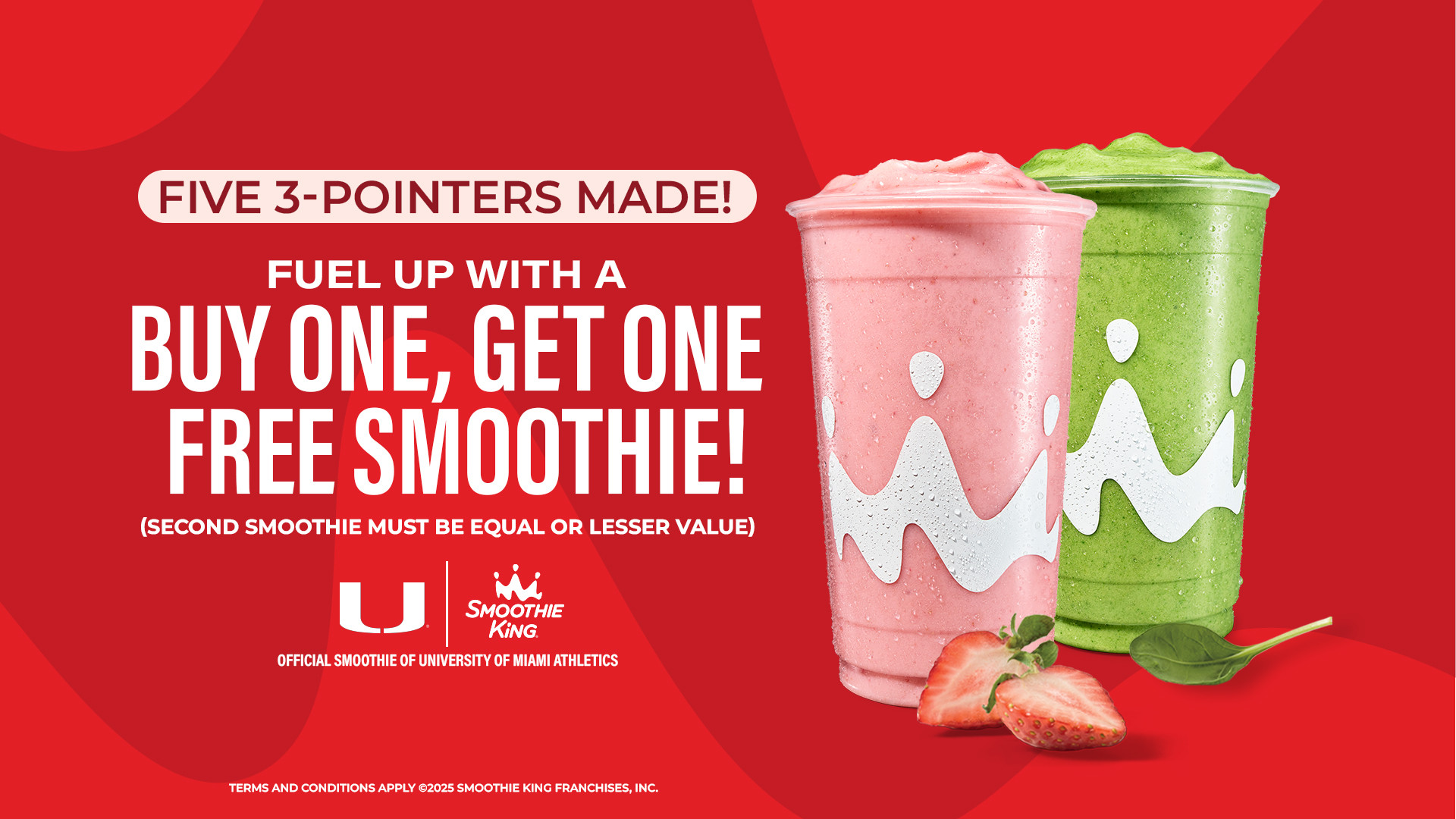 Smoothie King BOGO offer (Valid Today Only)