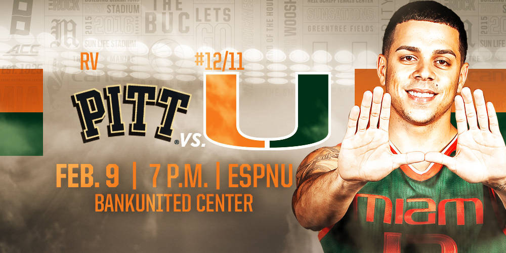 Game Day: Pittsburgh at #12/11 Miami