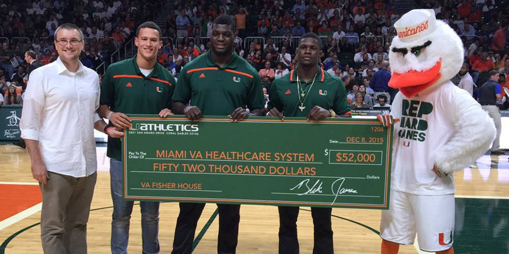 Hurricanes Fans Raise More Than $50k for Miami VA