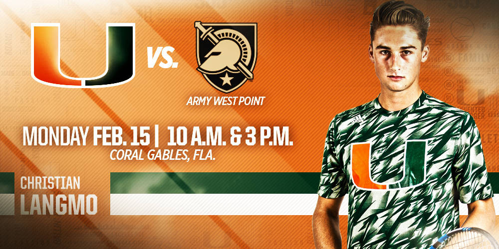 @CanesMensTennis Returns Home To Play Army