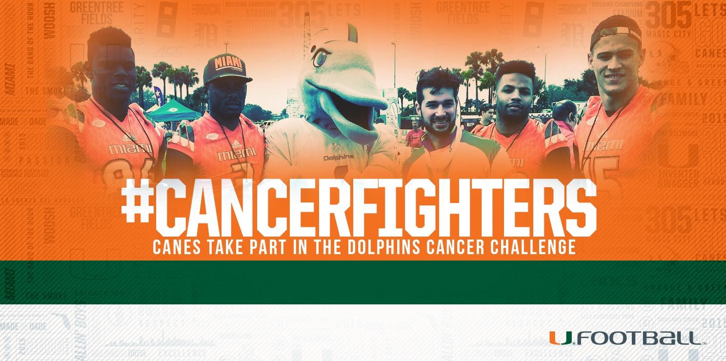 @CanesFootball Helps Tackle Cancer