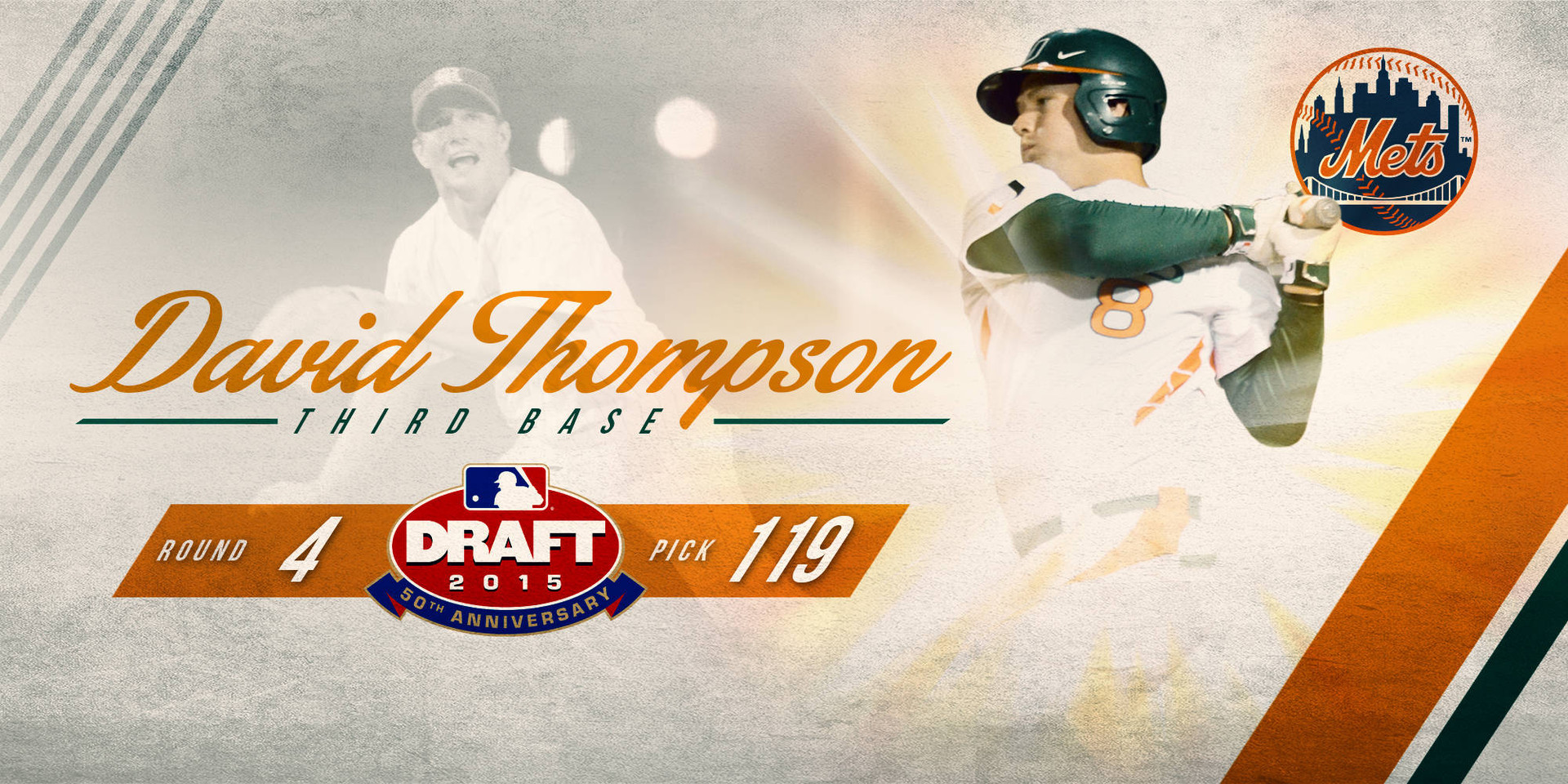 Thompson Selected by Mets in Fourth Round