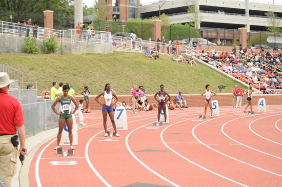 Jasmyne King at 2013 ACC Outdoor Championships