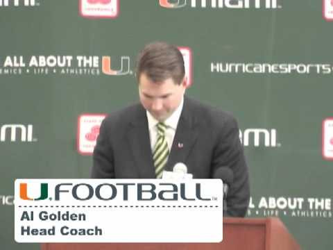 12/13/10 - Al Golden Press Conference Part 1