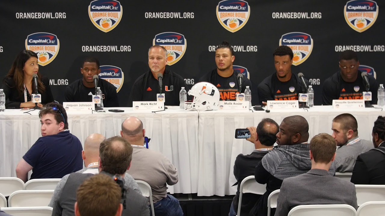 Orange Bowl | Post Game Presser | 12.30.17