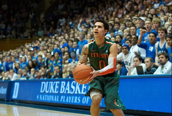 05 February 2012   Miami vs. Duke, from Cameron Indoor Stadium in Durham, NC.