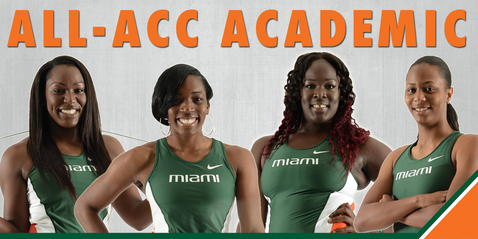 Four Canes Named All-ACC Academic for OTF