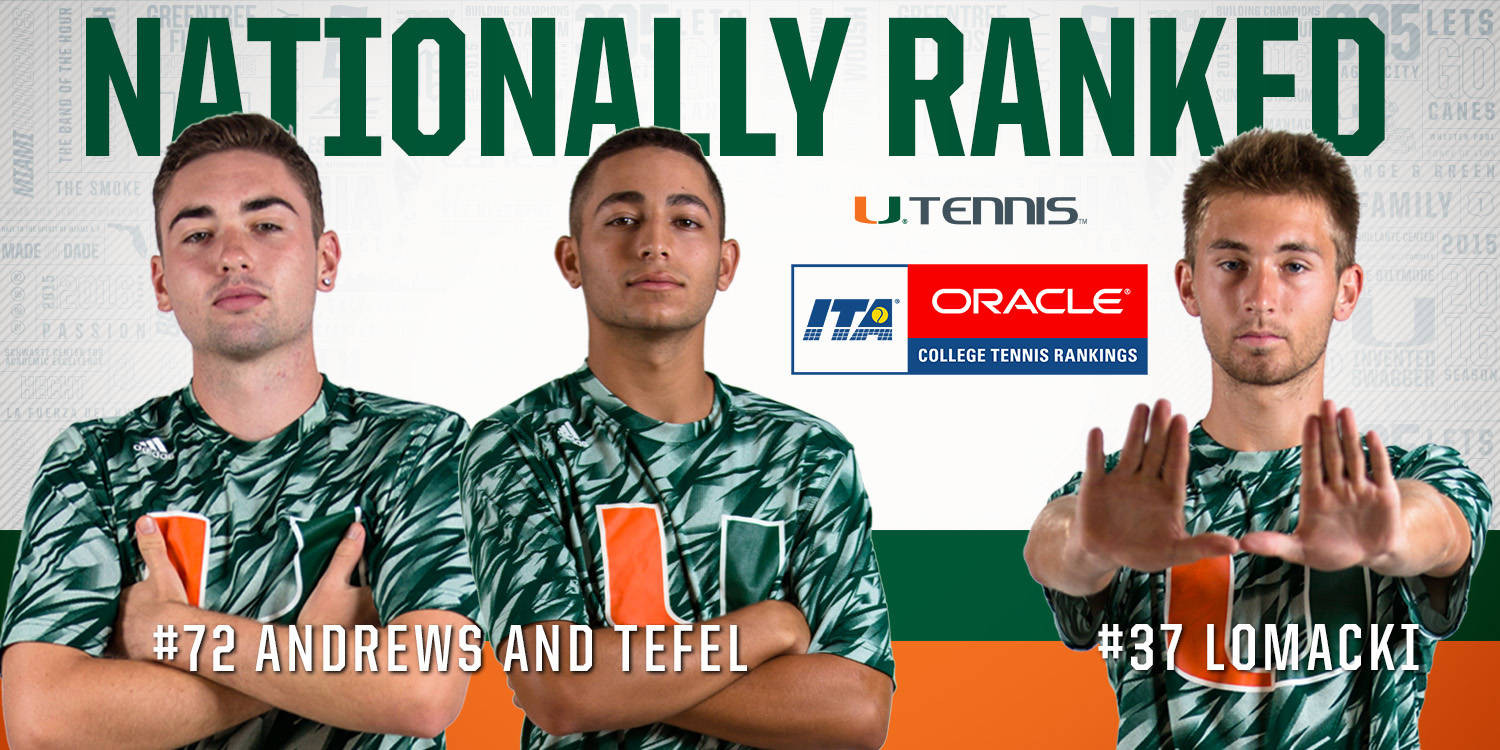 Andrews/Tefel Ranked No. 72; Łomacki No. 37