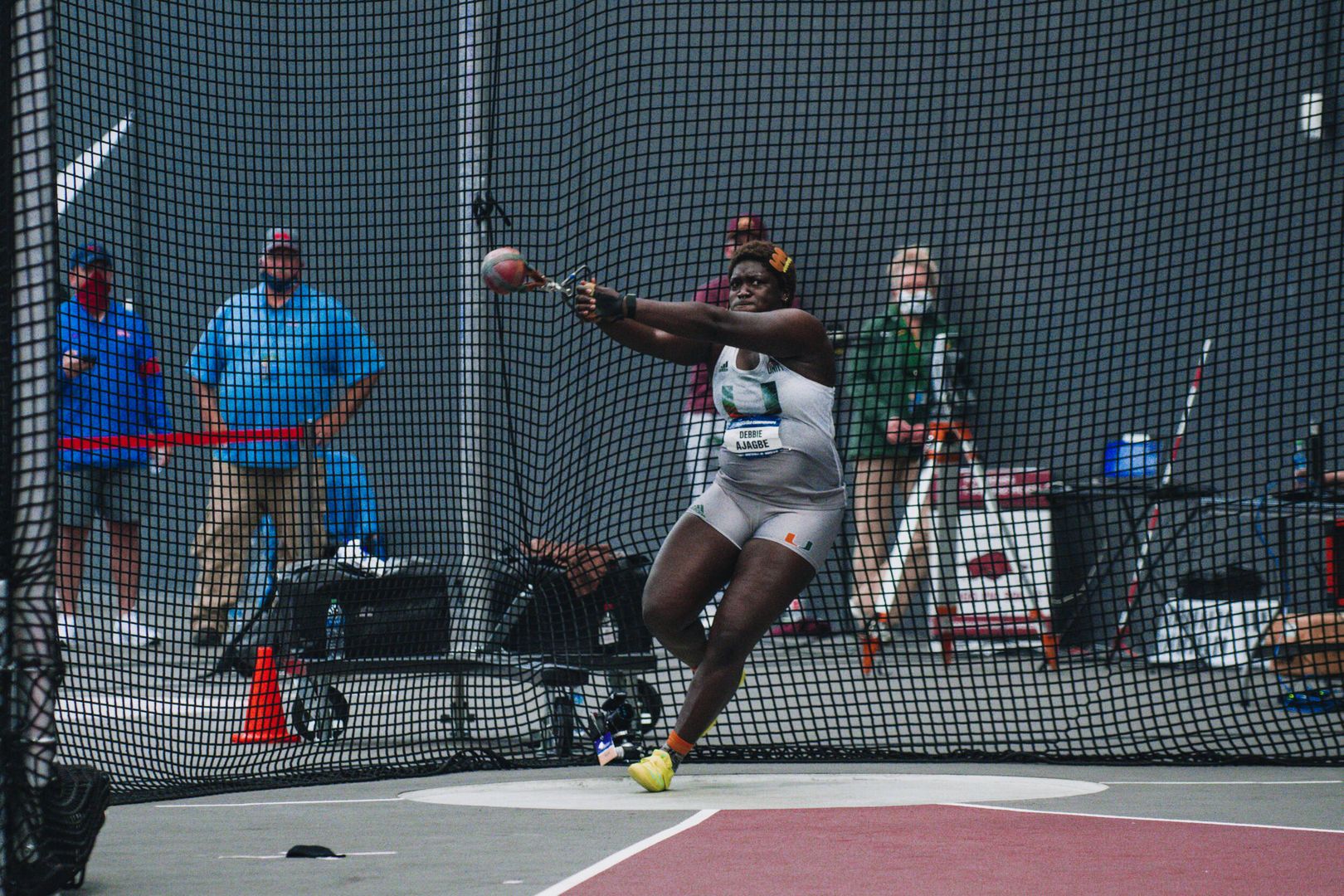 Ajagbe Finishes 12th at NCAA Indoor Championships