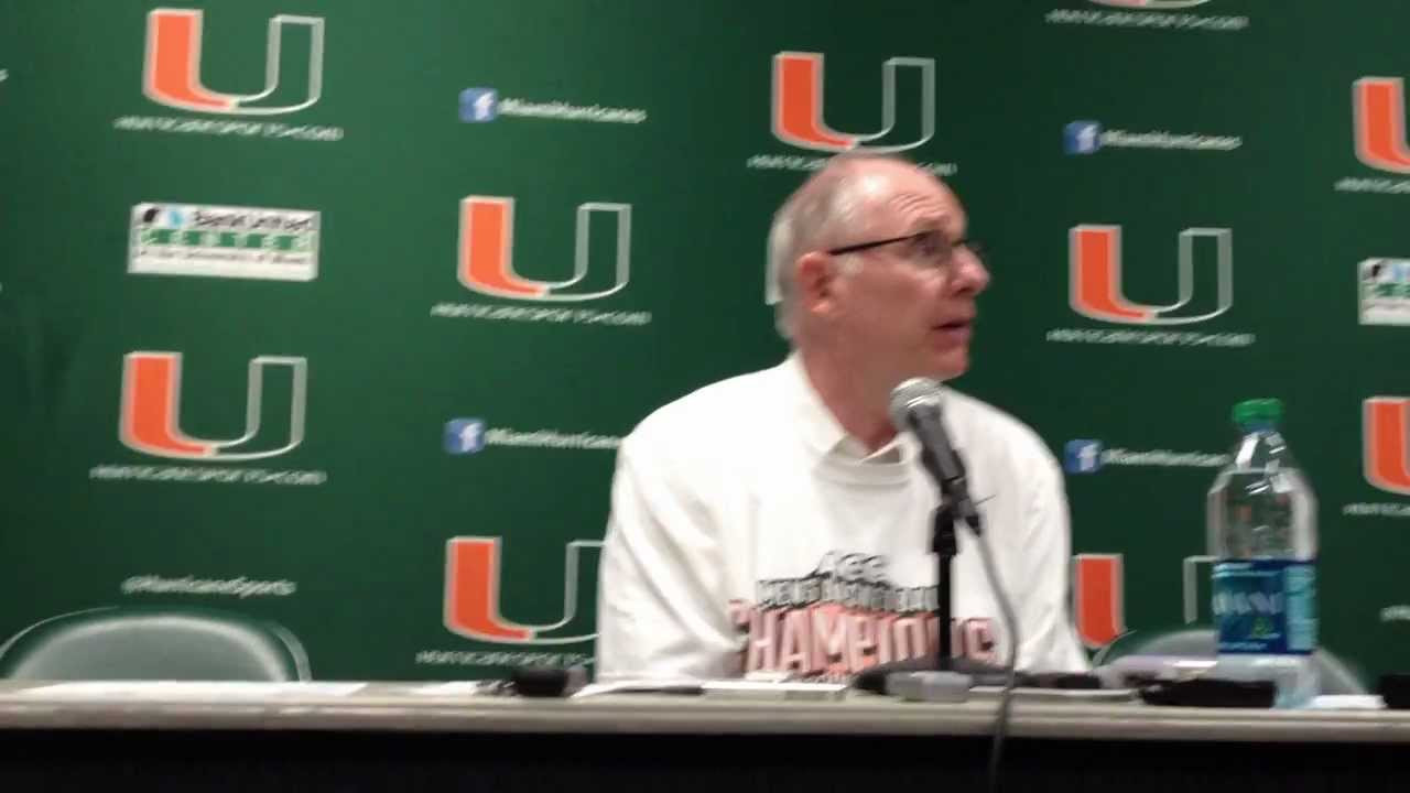 Coach Jim Larranaga Part Two - March 9, 2013