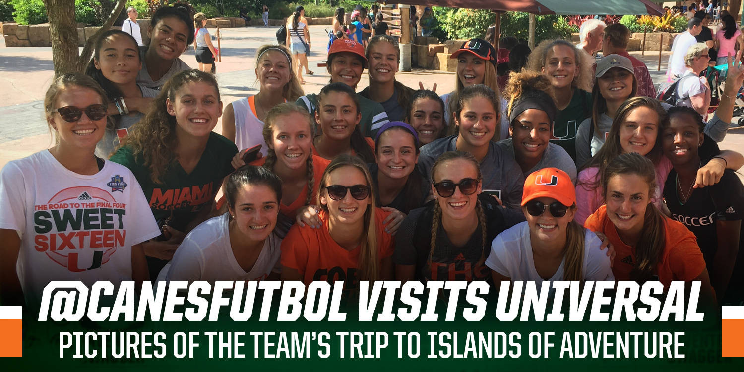 Photo Gallery: @CanesFutbol at Universal Orlando