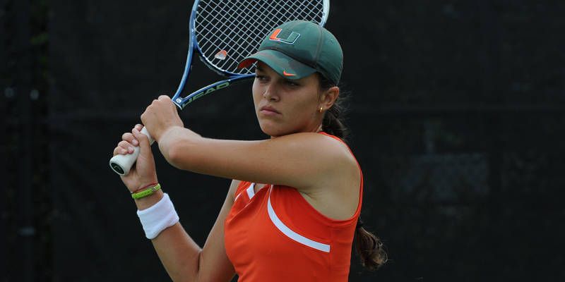 W. Tennis Finishes First Day at Miami Invite