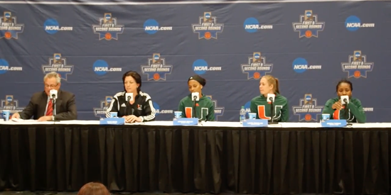 NCAA First Round Press Conference | Women's Basketball | 03.17.17