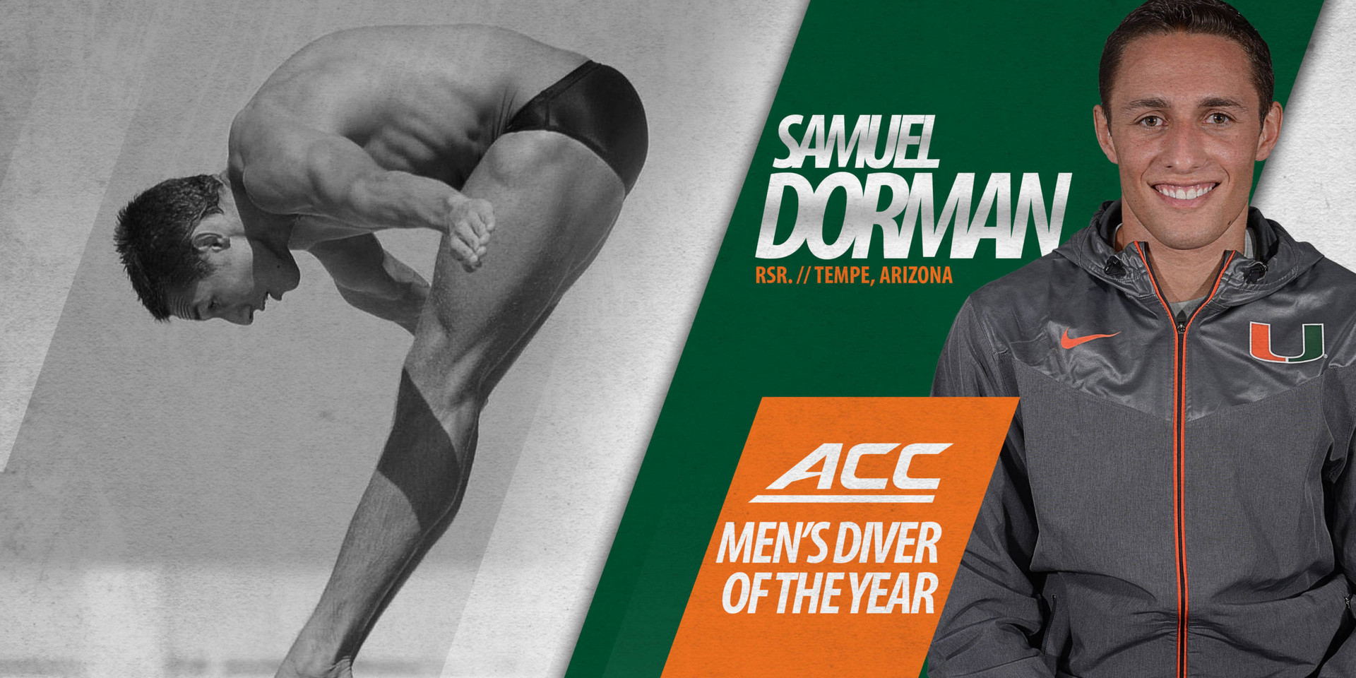 Sam Dorman Named ACC Men's Diver of the Year