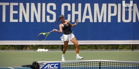Women&#39;s Tennis Highlight | vs. UNC | #ACCWTEN
